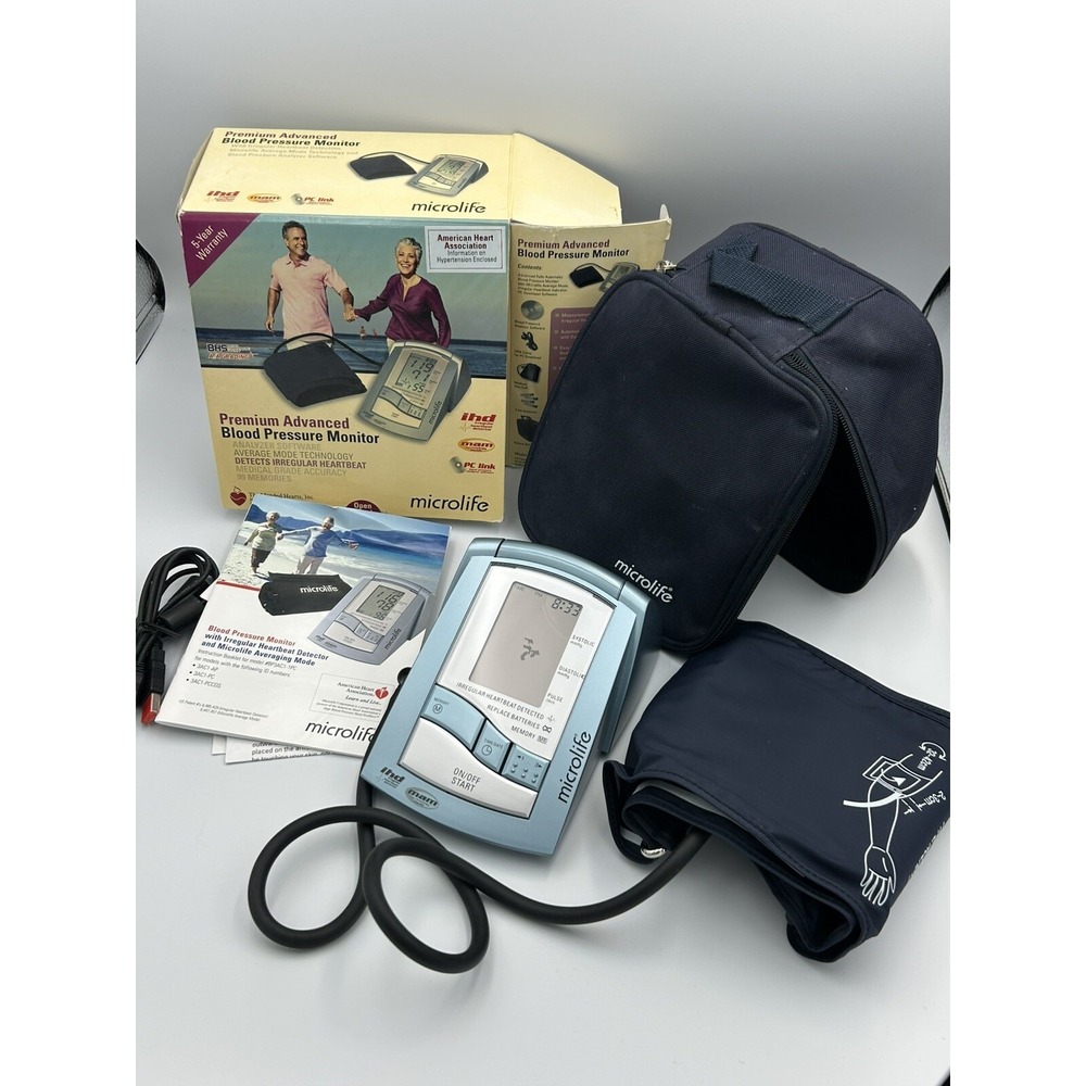 Micro Advanced Blood Pressure Monitor With Irregular Heartbeat detection
